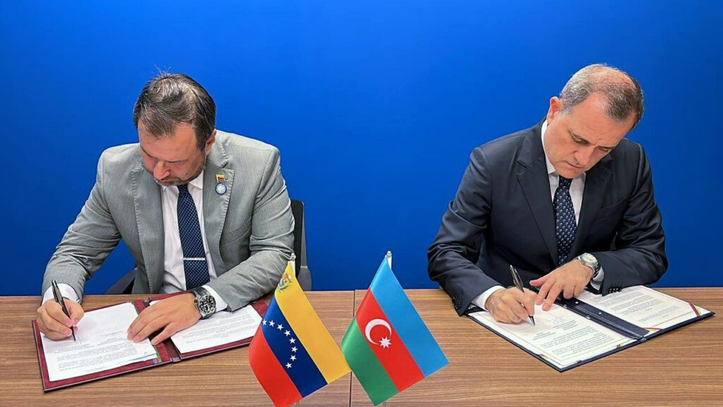 Venezuela e Azerbaigian hanno firmato un memorandum di cooperazione