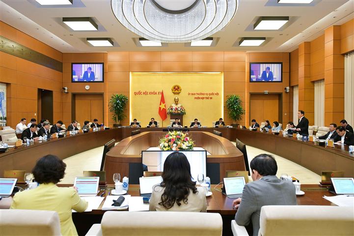 The Standing Committee of the Vietnamese Parliament evaluates draft laws (+ photo)