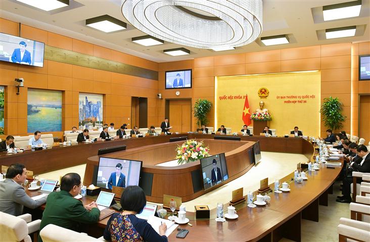     The Standing Committee of the Parliament of Vietnam evaluates the draft laws