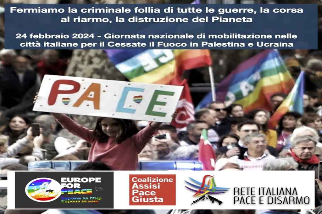 Demonstrations in Italy for peace in Ukraine and the Middle East (+photos+video)