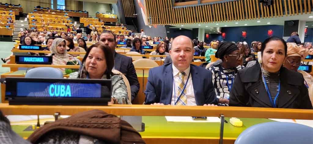 Federation of Cuban Women at the United Nations Meeting for Gender Equality