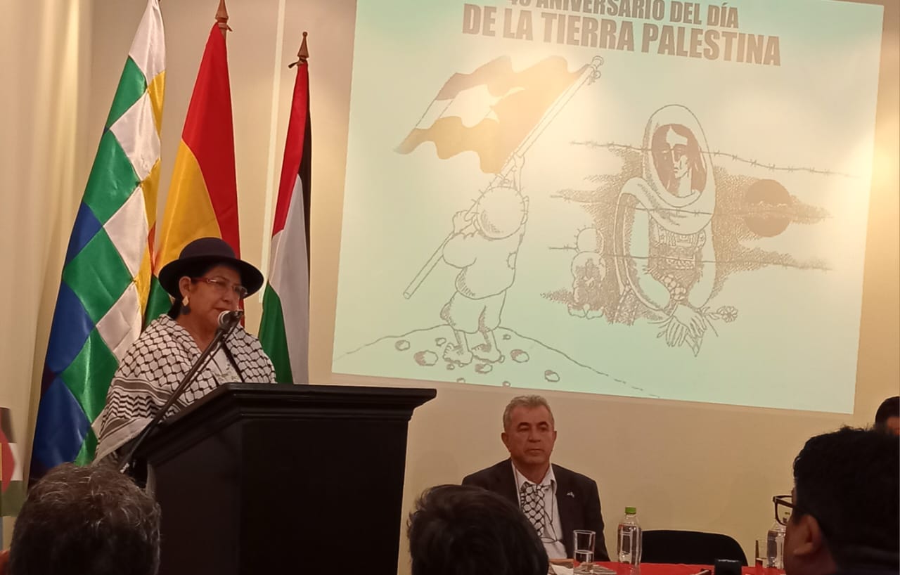 La Bolivia ratifica la solidarietà nella Giornata della Terra Palestinese (+foto)