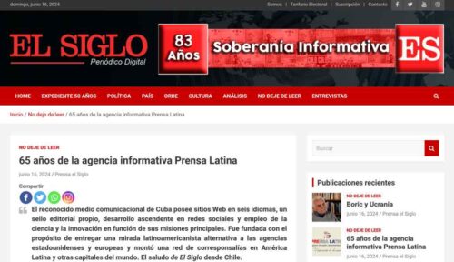 periodico-chileno-el-siglo-destaca-encomiable-labor-de-prensa-latina
