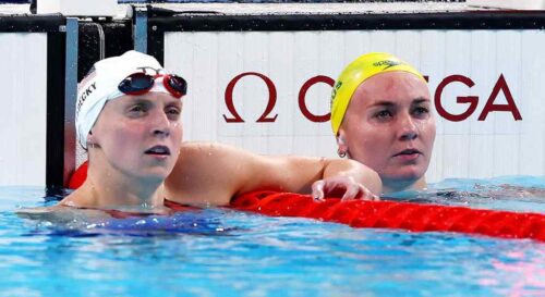 ledecky-titmus-duelo-de-titanes-por-el-oro-olimpico-de-paris-2024