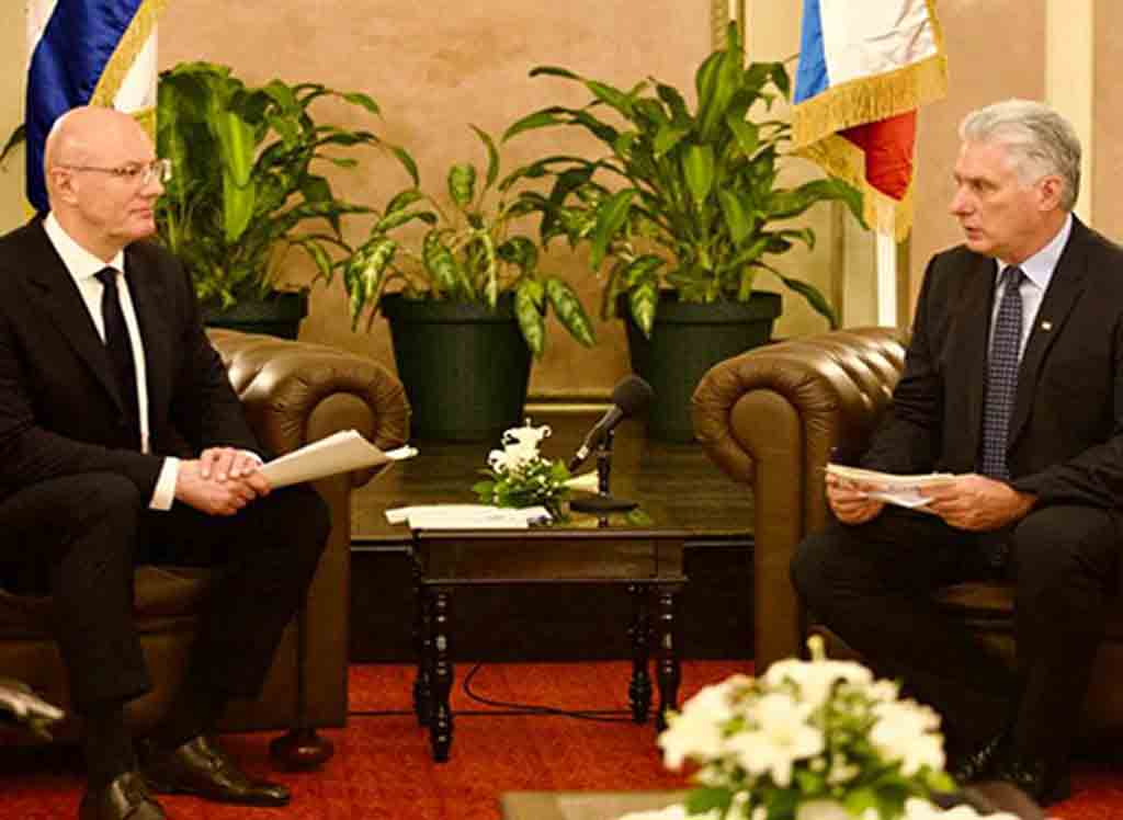 presidente-de-cuba-sostiene-encuentro-con-vicemandatario-ruso