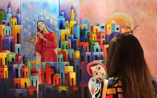 el-dolor-palestino-reflejado-en-jornada-artistica-en-siria