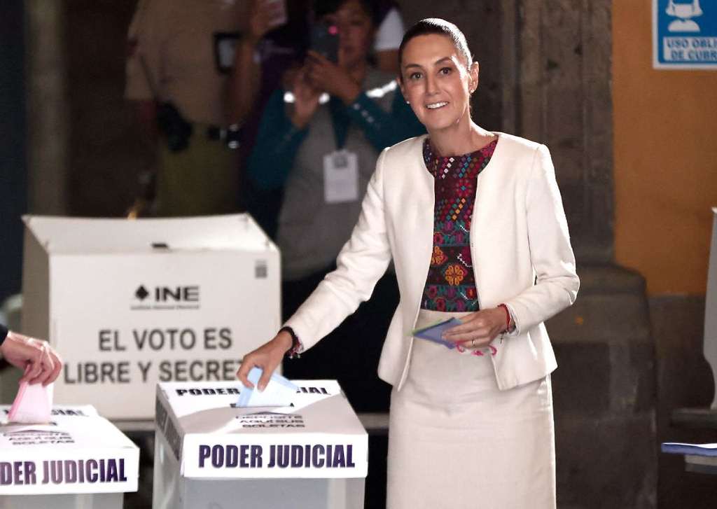 presidenta-de-mexico-vota-en-elecciones-del-poder-judicial