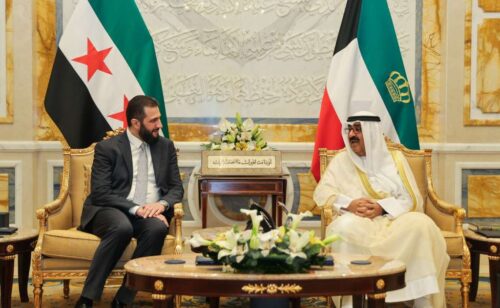 emir-de-kuwait-recibe-a-presidente-transicional-de-siria