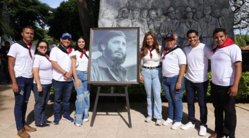 jovenes-nicaraguenses-resaltan-legado-de-fidel-castro-y-tomas-borge