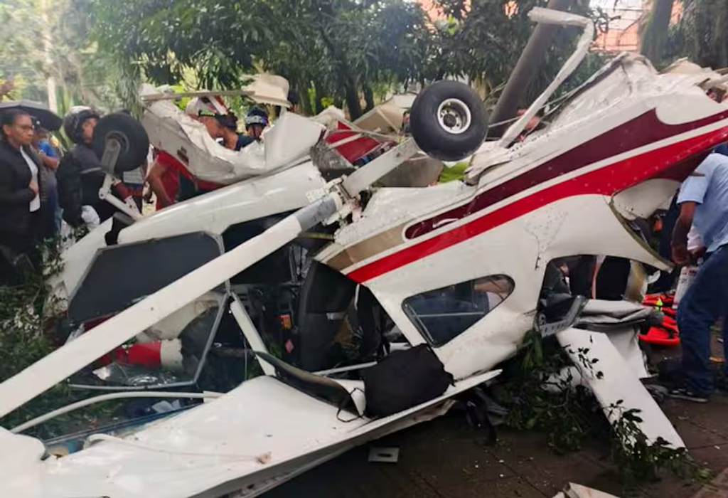 reportan-dos-heridos-por-aterrizaje-forzoso-de-aeronave-en-colombia