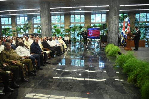 El presidente de Cuba, Miguel Díaz-Canel, encabezó un acto por los 65 años del establecimiento de relaciones diplomáticas con República Popular Democrática de Corea (RPDC)