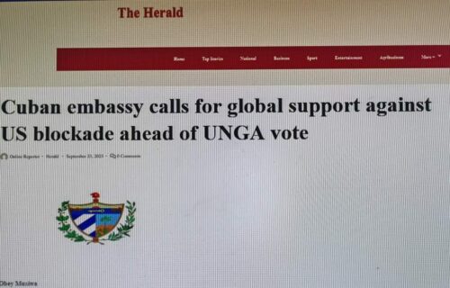 the-herald-zimbabwe-con-llamado-a-levantar-el-bloqueo-de-eeuu-a-cuba