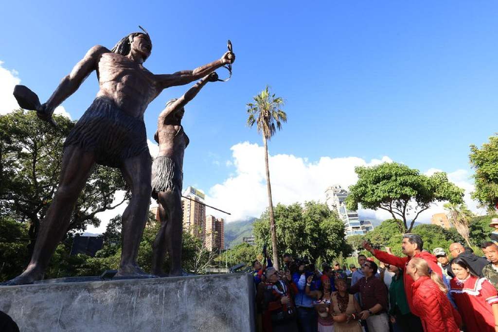 maduro-inaugura-estatua-de-guaicaipuro-simbolo-de-firmeza-indigena