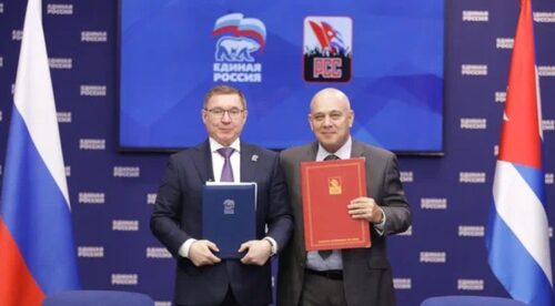 partidos-politicos-de-rusia-y-cuba-firman-acuerdo-estrategico
