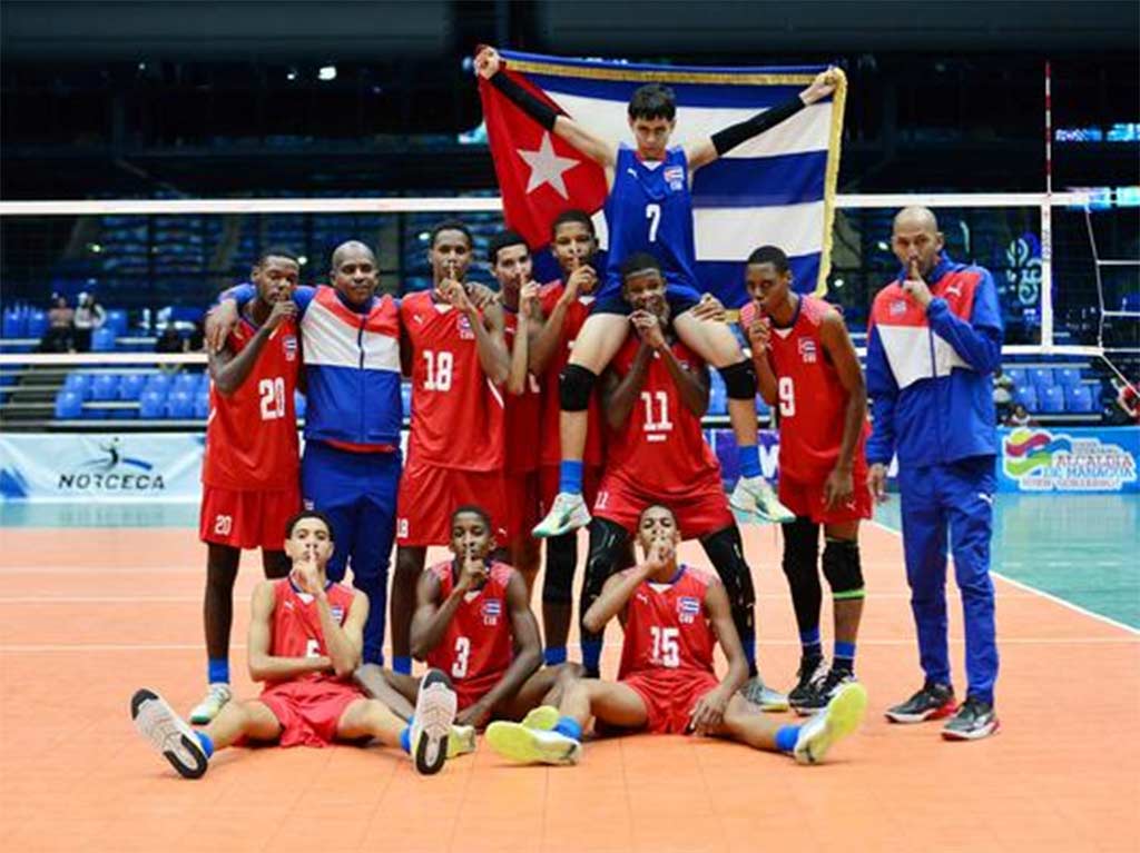 Cuba derrotó a EEUU y avanza a la final de voleibol Sub