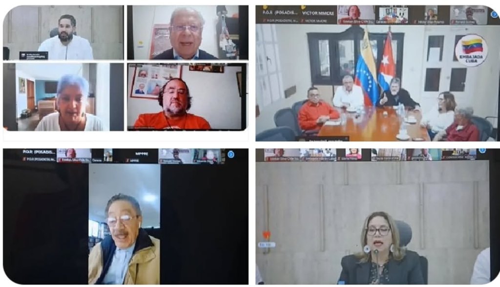 Encuentro virtual liberación de Maduro