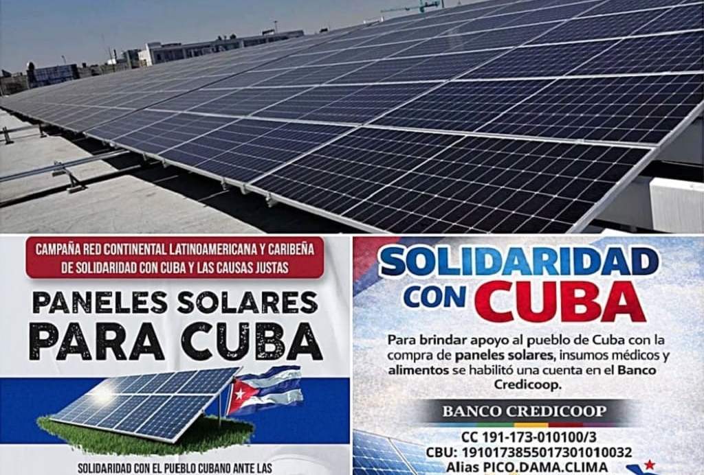 Argentina solidaridad con Cuba