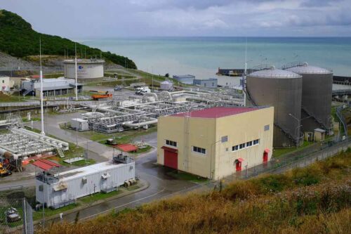 KRASNODAR TERRITORY, RUSSIA - AUGUST 13, 2021: A view of a marine terminal of CPC (Caspian Pipeline Consortium) within the Novorossiysk Municipality. On August 7, a blowout occurred when loading the Greek oil tanker Minerva Symphony 6km off the Black Sea coast, near the village of Yuzhnaya Ozereyevka. Yuri Bereznyuk/TASS

Россия. Краснодарский край. Городкой округ Новороссийск. Вид на морской терминал Каспийского трубопроводного консорциума (КТК). Вечером 7 августа 2021 года во время закачки нефти на греческий нефтяной танкер Minerva Symphony с выносного погрузочного устройства ВПУ-1 Каспийского трубопроводного консорциума (КТК-Р), расположенного в шести километрах от берега, в районе села Южная Озереевка произошел залповый выброс нефти. Юрий Березнюк/ТАСС