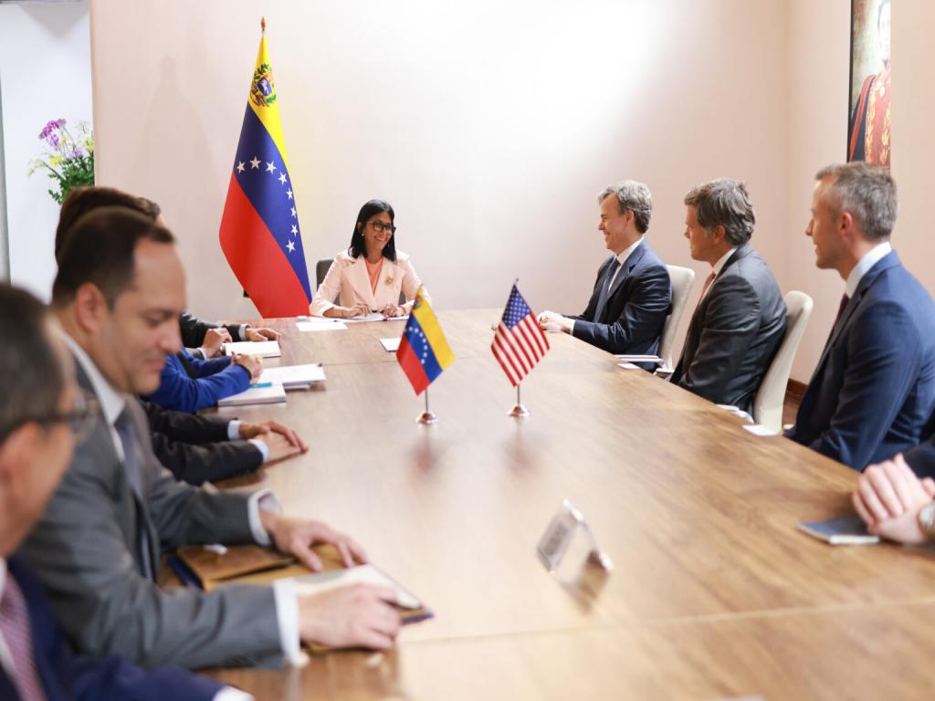 delcy-rodriguez-sostuvo-encuentro-con-delegacion-energetica-de-eeuu