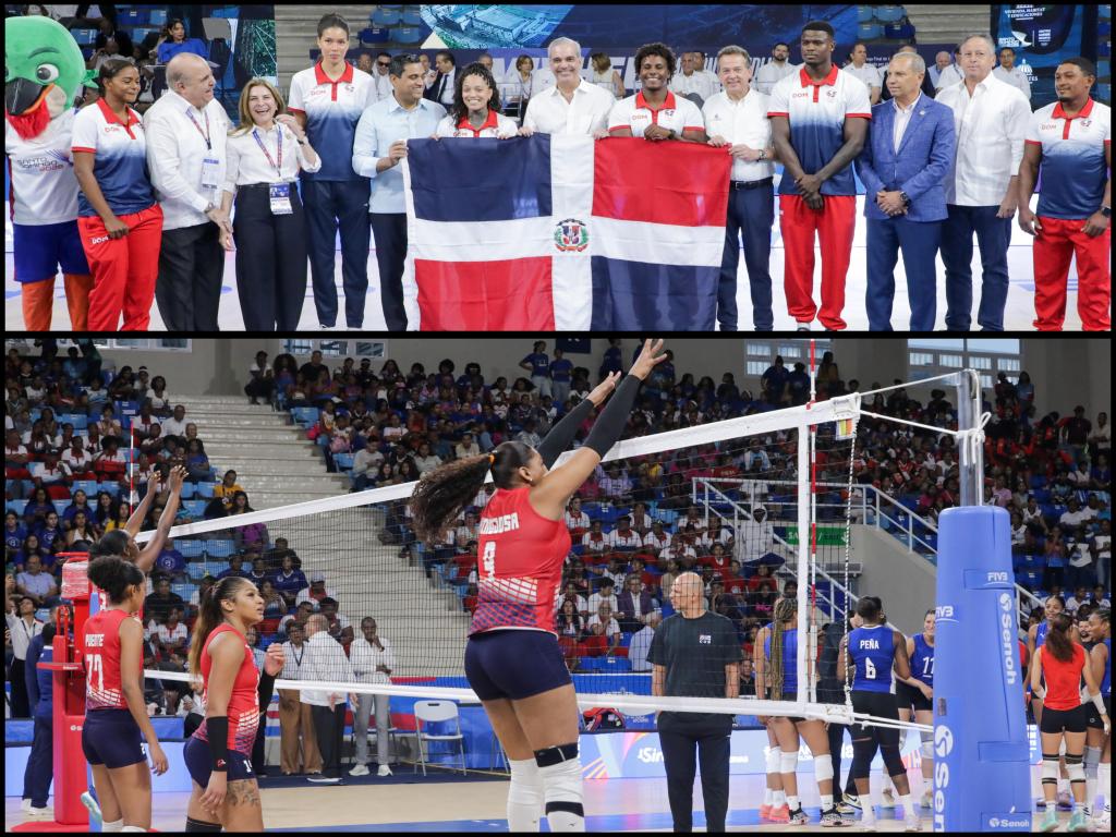 presidente-dominicano-inaugura-pabellones-de-voleibol-y-taekwondo