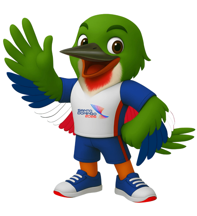 Colí mascota juecos centroamericano santo domingo 2026