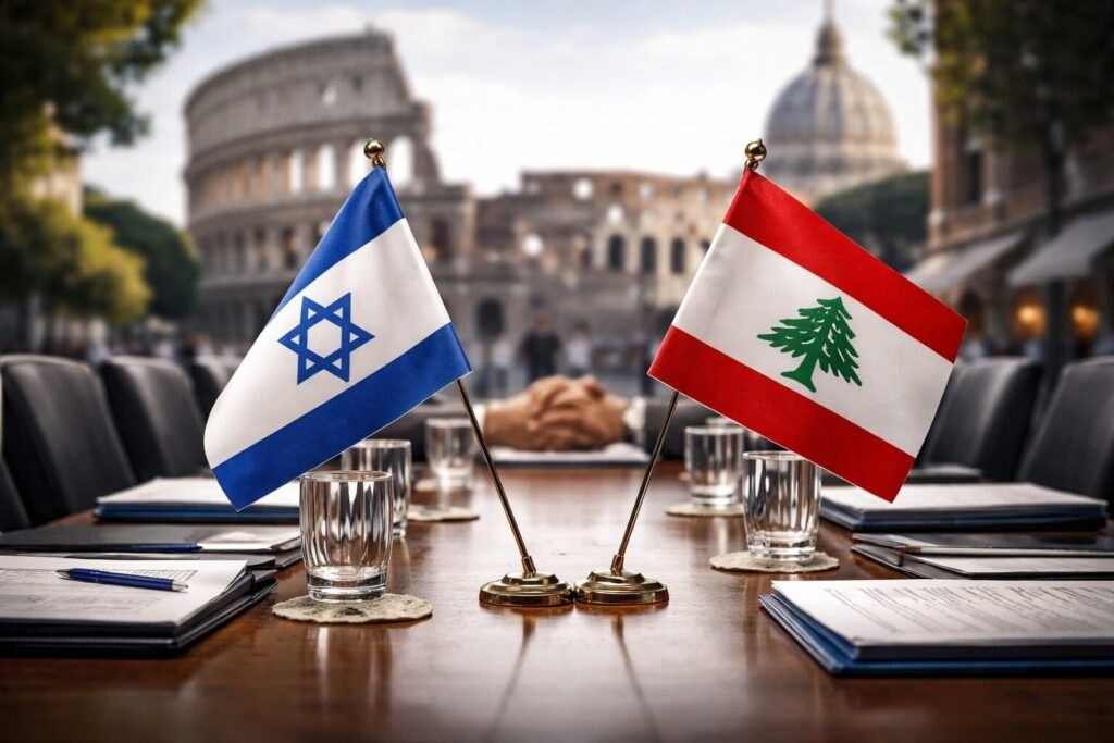 inicia-en-italia-ronda-de-negociaciones-entre-israel-y-el-libano