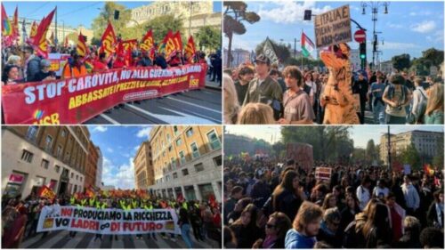 huelga-provoca-bloqueos-y-enfrentamientos-en-ciudades-de-italia