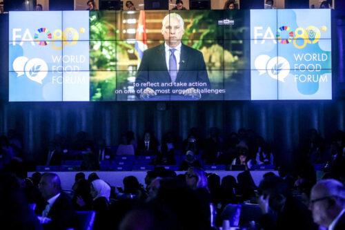 presidente-cubano-denuncia-en-la-fao-impacto-del-bloqueo