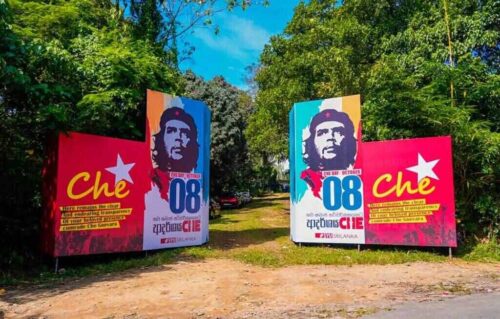 jovenes-en-sri-lanka-rinden-homenaje-al-che-guevara